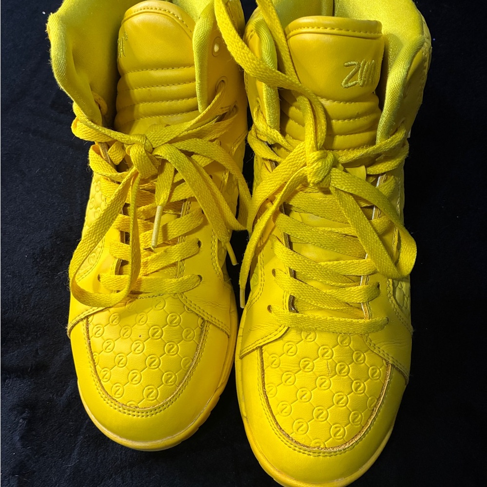 Zumba Fitness Yellow Athletic Shoes